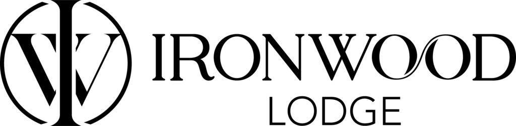 Ironwood Lodge Logo in Black
