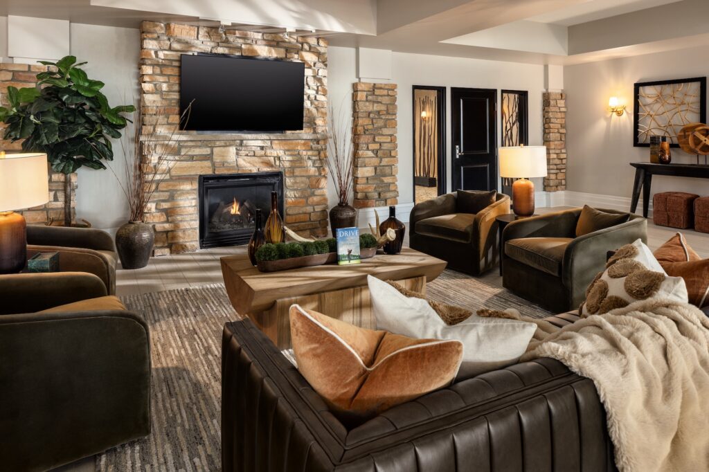 Ironwood Lodge Lobby Seating Area
